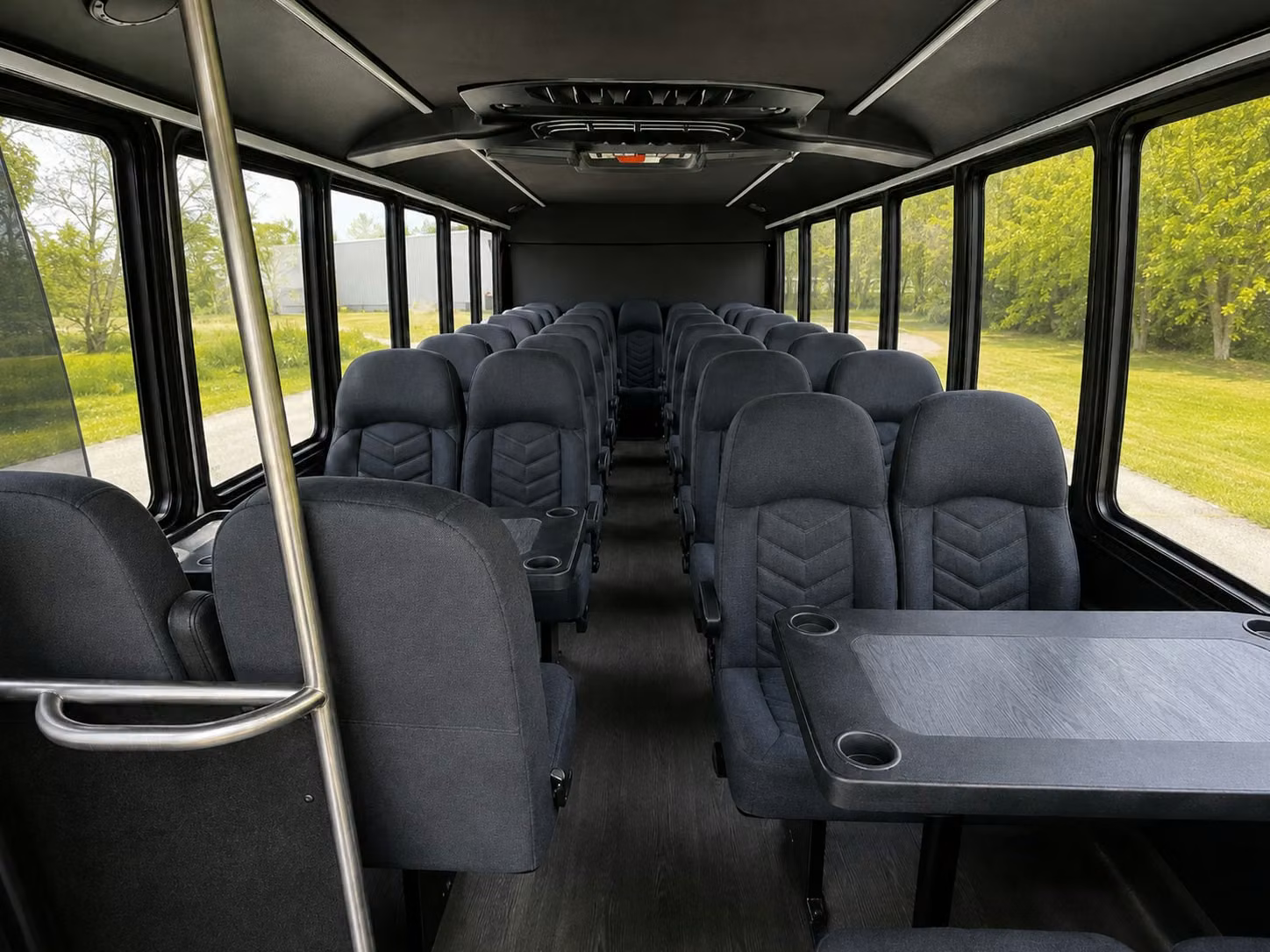 15 passenger minibus inside