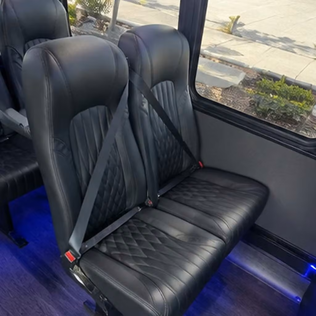 25 passenger minibus inside