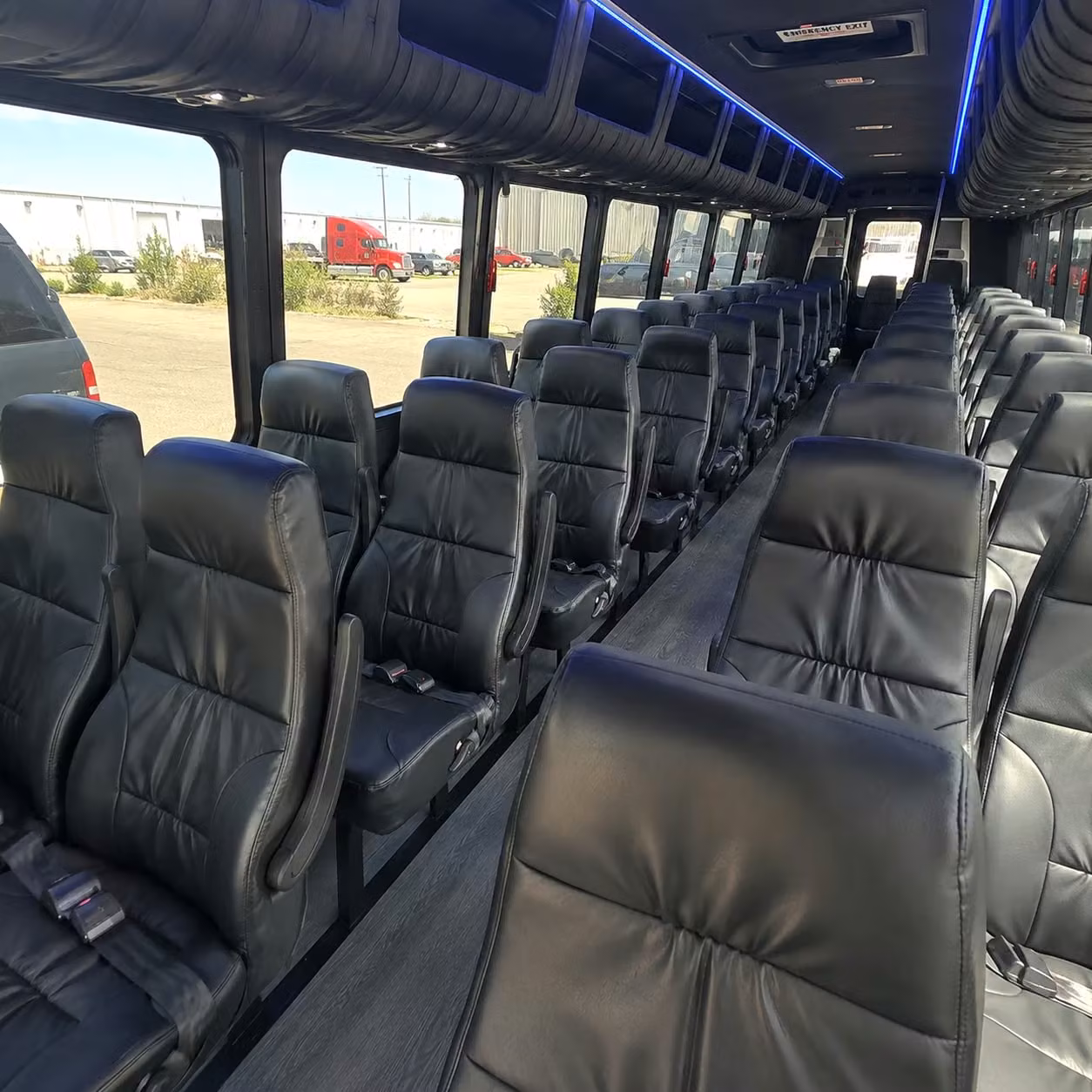 35 passenger minibus inside