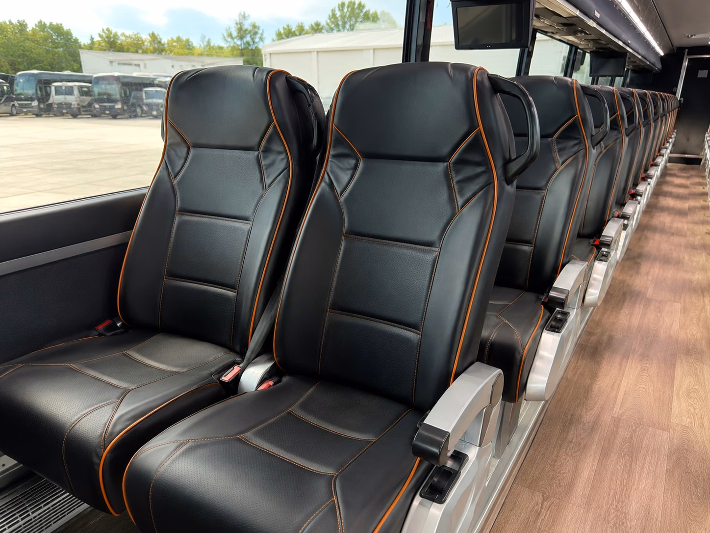 lawton charter bus interior