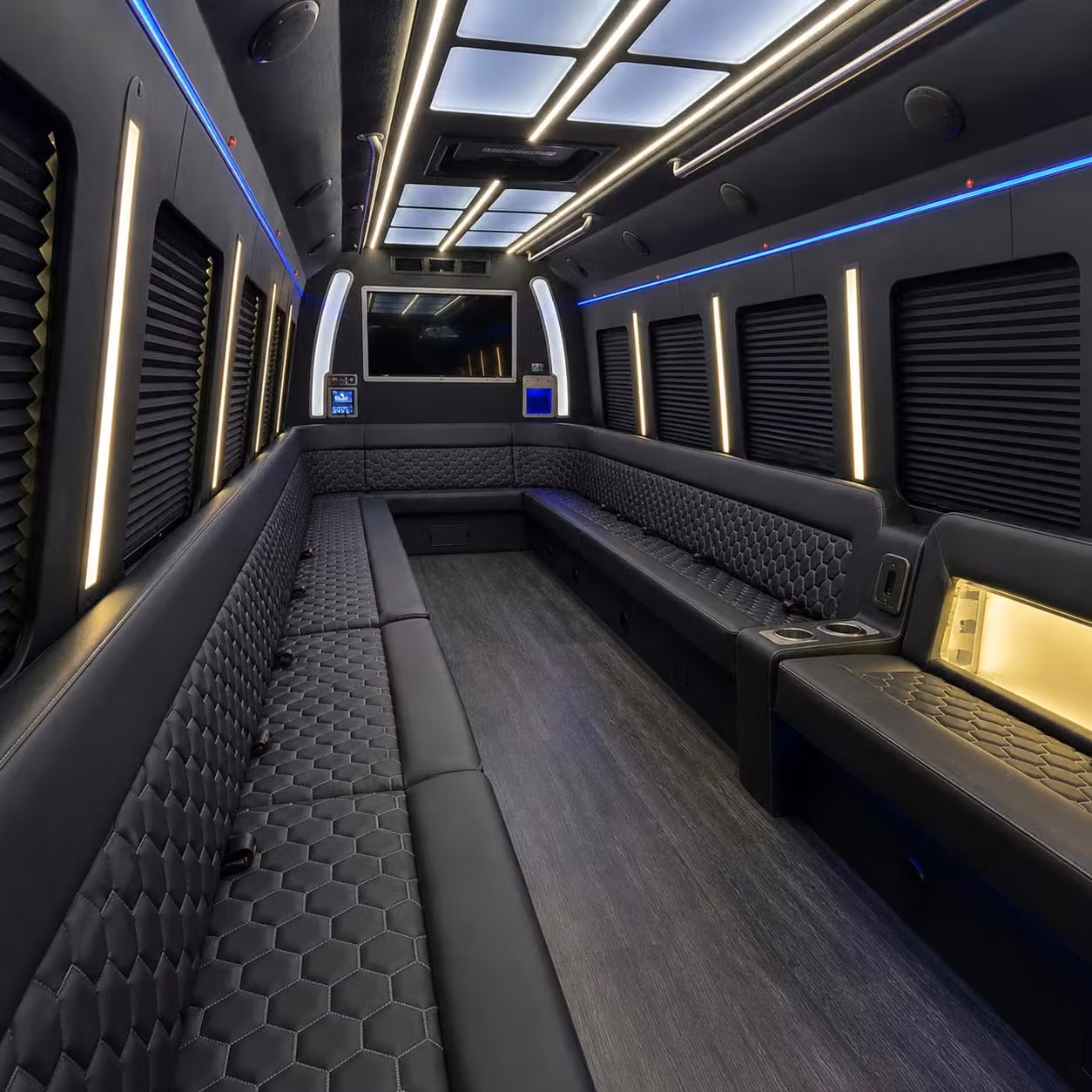party bus interior